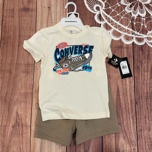 Converse Little Boy Shorts Set Outfit